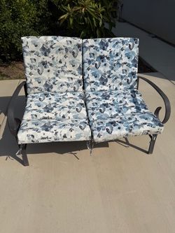 Metal Loveseat