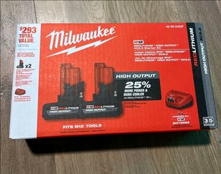 M12 Batteries and Charger