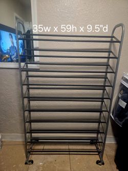 10 TIER SHOE RACK