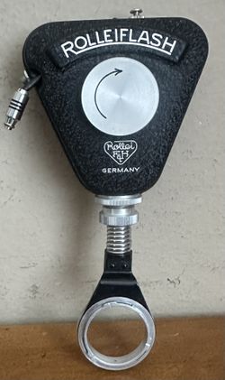 Vintage Rollei F&M ROLLEIFLASH Photography Camera Flash Bulb Unit Germany 