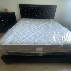 Black VELVET BED - CAMA Terciopelo