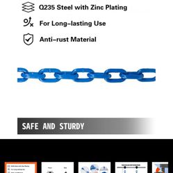 Weight Lifting Chains, 1 Pair 35LBS/16kg Weight lifting Chains,Bench Press Chains with Collars, 5.2ft Olympic Barbell Chains Weight Chains for Power L