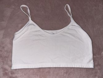 John Galt White Crop Top