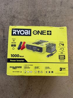 Ryobi ONE+ 18V 1000-Watt Max 12-Volt Automotive Power Inverter