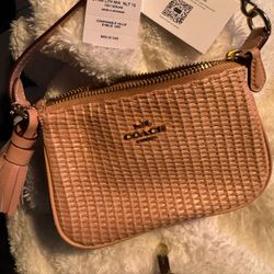Coach CH215 Nolita 15 In Straw Gold/shell Pink Multi