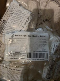 Bulk 100-Pack Reusable 100% Cotton Face Masks – Brand New, Factory Sealed