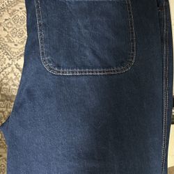 Empyre Loose Fit Dark Blue Utility Skate Jeans