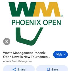 WM Waste Management Phoenix Open 2 Tickets