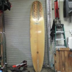 Royal Hawaiian by Ukulele Surfboards Chris Ruddy Surfboard 9’ 9”