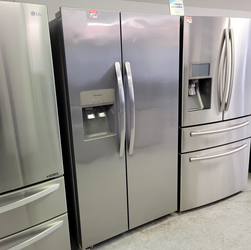 Frigidaire Side‑by‑Side Fridge – Stainless, Ice & Water Dispenser