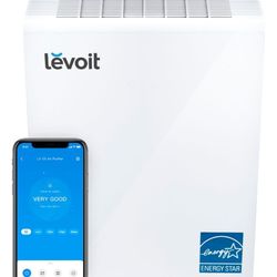 Levoit - TruClean Smart 360 Sq. Ft True HEPA Air Purifier - White
