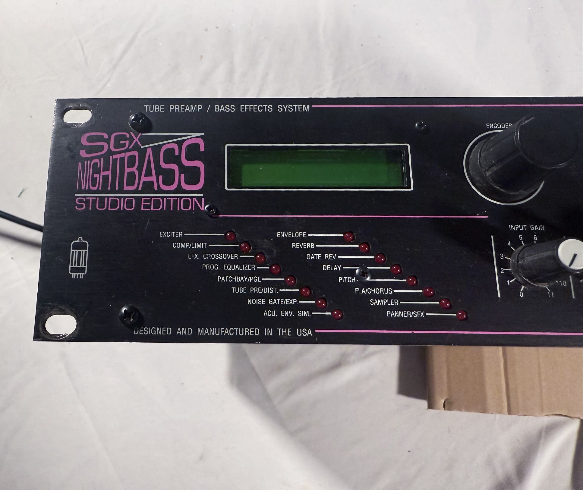 ART SGX Nightbass Studio Edition – Tube Bass Preamp & Multi-Effects Rack