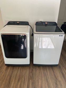 Samsung Front Load Washer & Electric Dryer Set – Excellent Condition