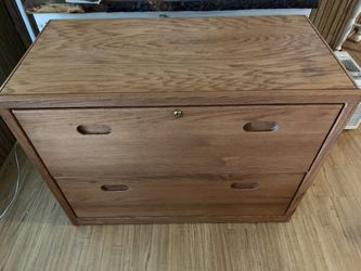 Wood Filing Cabinet