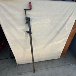 Vintage Hargrave 6400 Cincinnati I-Bar Wood Working Clamp, 60” total length