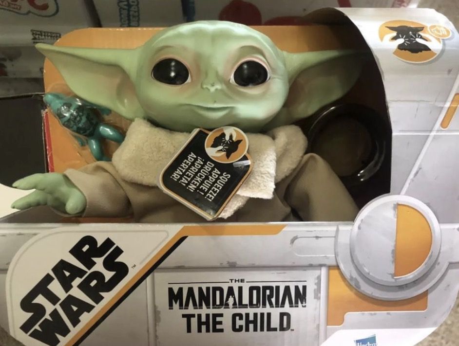 Mandalorian The Child Electronic Talking Doll 10 Sounds ! $drop π
