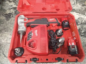 Cordless Propex Expansion Tool Kit Milwaukee M12 With Two 1.5ah Batteries And Charger