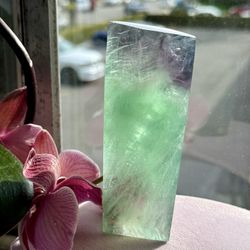Green Fluorite Quartz 