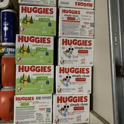 Huggies Wipes Boxes/Cajas De Toallitas Para Bebé 