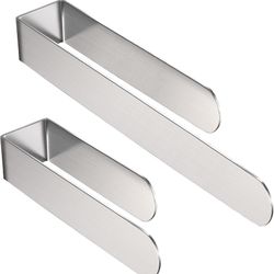 Adhesive Hand Towel Holder, 8 Inch Sticky Towel Bar and 14 Inch Towel Holder Wall Mounted, Stainless Steel Kitchen Towel Holder Hand Towel Rack for Ba