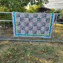 71" X 71" Mario Brothers Quilt Handmade