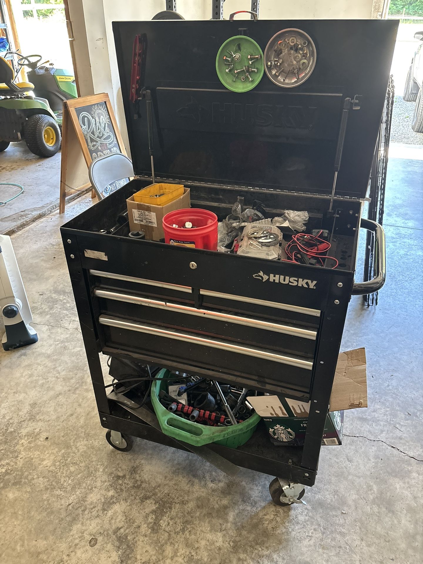 2 Husky Tool Carts