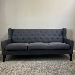 Charcoal Couch And Chair 