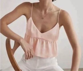 Aritzia Wilfred Lover Satin Camisole Size L