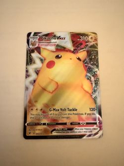 Pikachu VMax Pokemon card