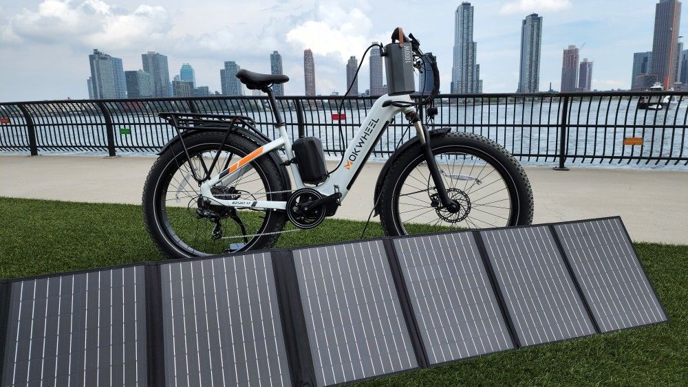 Monkwheel Basalt Solar Powered Electric Bike