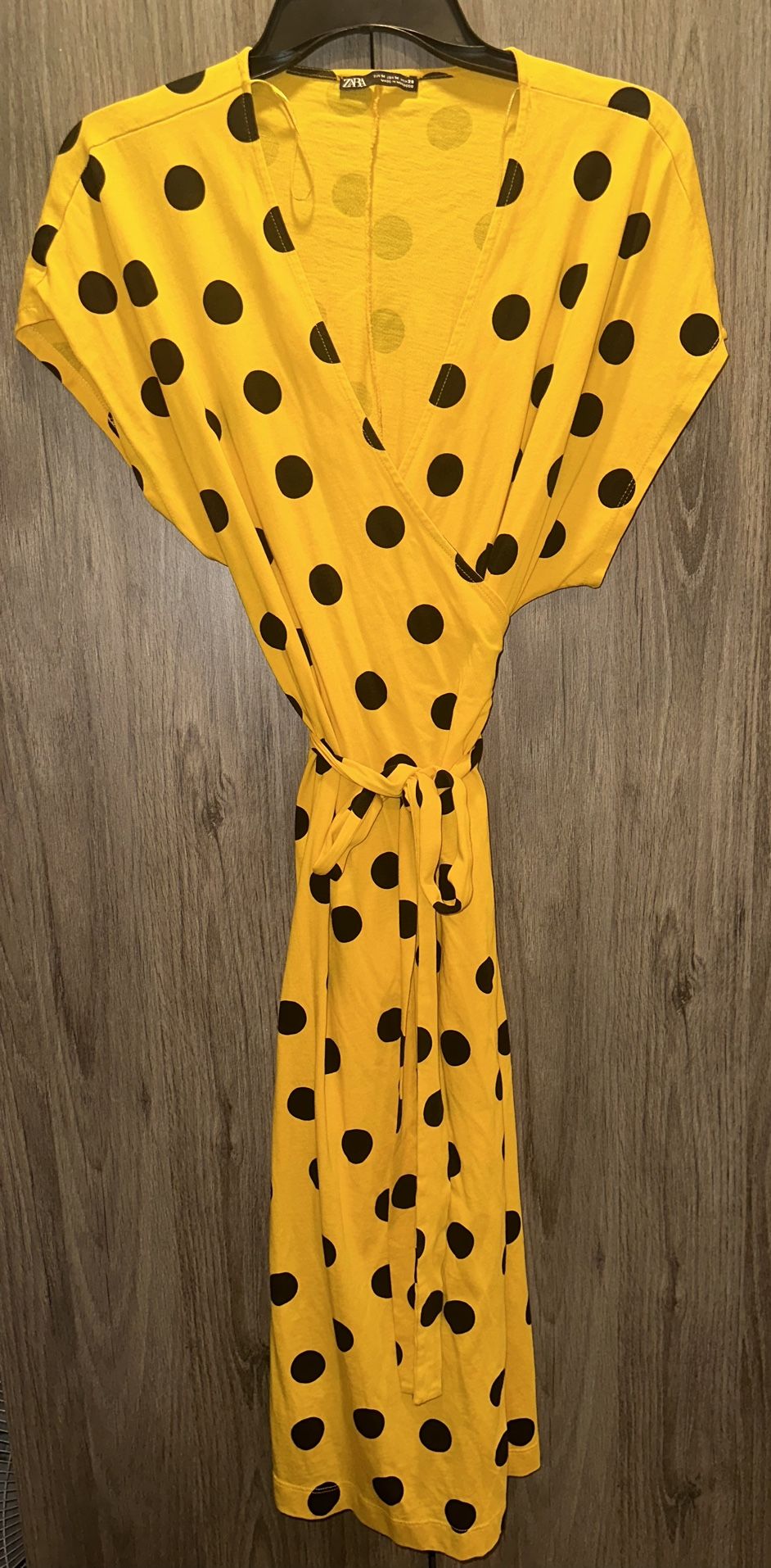 Yellow Polka Dress