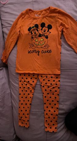 Halloween Mickey And Minnie Pj Set