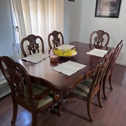 Six  Chair Italian Dining Table 