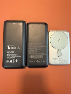 3 Portable Power Banks - 50000 mAh