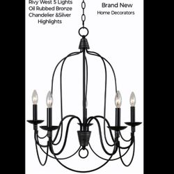 Rivy west sale 5 light chandelier