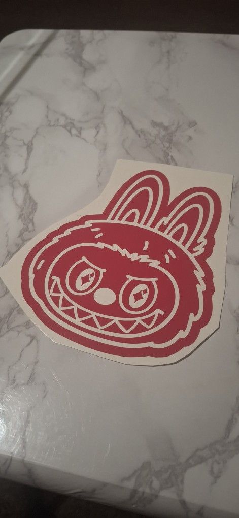 Pink Labubu Sticker