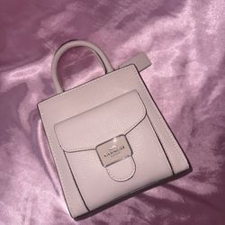 New Authentic Coach Pebbled Leather Mini Pepper