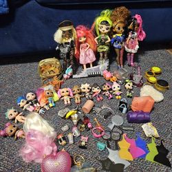 LOL DOLL SET AND ACCESSORIES PACKAGE DEAL