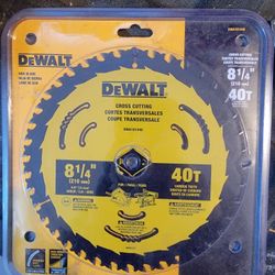 DeWalt 8.25" 40T Blade Tablesaw Or Circularsaw