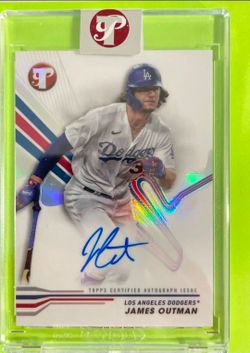 Mint Dodgers James Outman 2024 Topps Pristine Refractor Autograph Card 🔥🔥