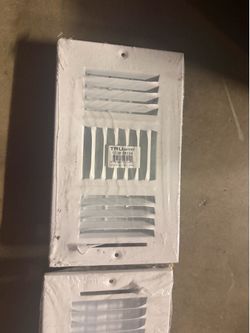 Truaire C103M 14X06(Duct Opening Measurements) 3-Way Supply Sidewall or Ceiling Register Grille, 14-Inch x 6-Inch, White-Powder Coated