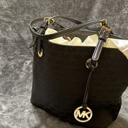 Black Michael Kors Tote Bag