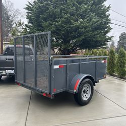 Utility Trailer With Ramp 