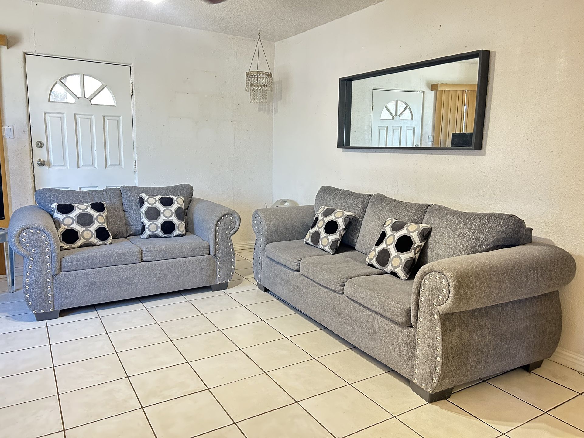Grey Sofa Set