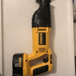 Dewalt Saw  And One Fresh Battery  18 Volt