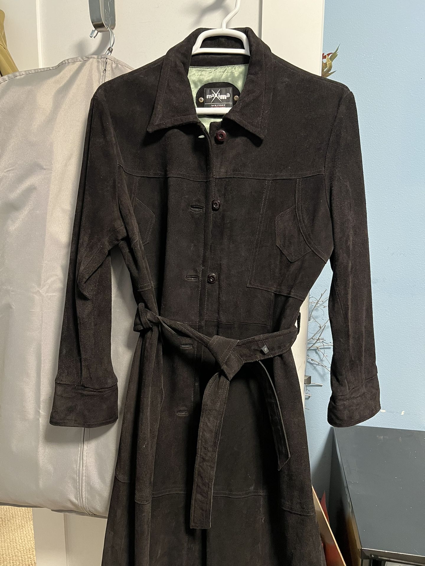 Wilson’s Suede Trench Coat