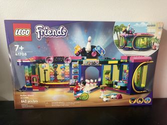 NEW LEGO Friends Roller Disco Arcade Set 41708, Toy Bowling Game, Includes Andrea Mini-Doll, Perfect Birthday Present for Kids, Girls, and Boys Ages 7
