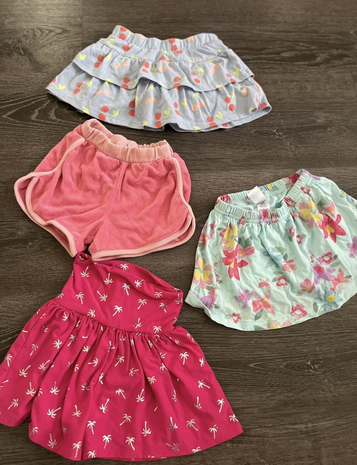 24 Months And 2T Girls Summer Skorts