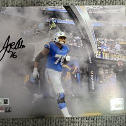 Los Angeles Chargers Joe Alt Autograph Signed 8X10 Photo Beckett COA
