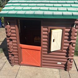 Little tikes log cabin playhouse